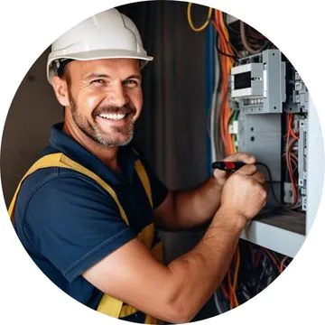 Profissional realizando reparos elétricos urgentes em São Paulo SP, substituindo disjuntores e fiação danificada. Profissional realizando reparos elétricos urgentes em São Paulo SP, substituindo disjuntores e fiação danificada.